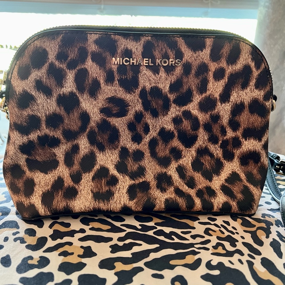 Authentic Michael Kors Cheetah Crossbody